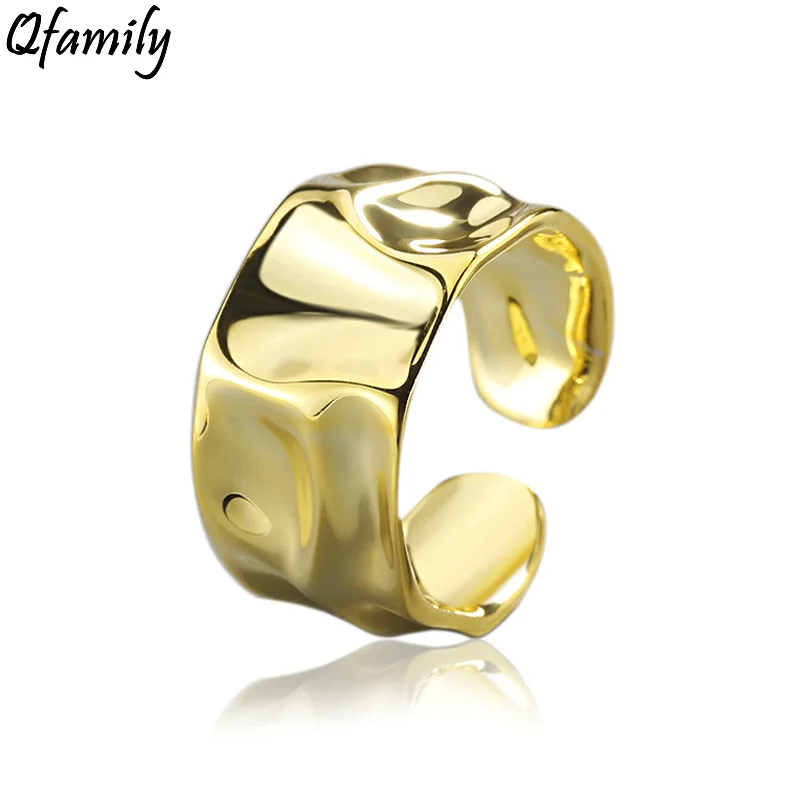 Женская серебряная вогнутая выпуклая Ширина Искусственная поверхность Открытое