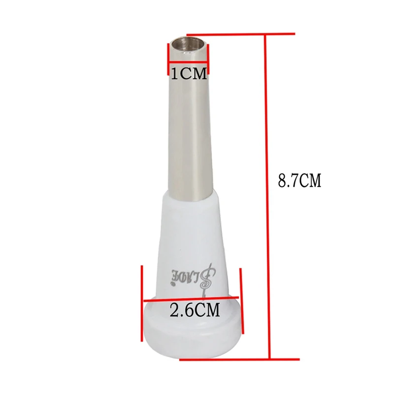 Новый труба мундштук металлический ABS для Баха Музыкальные инструменты части