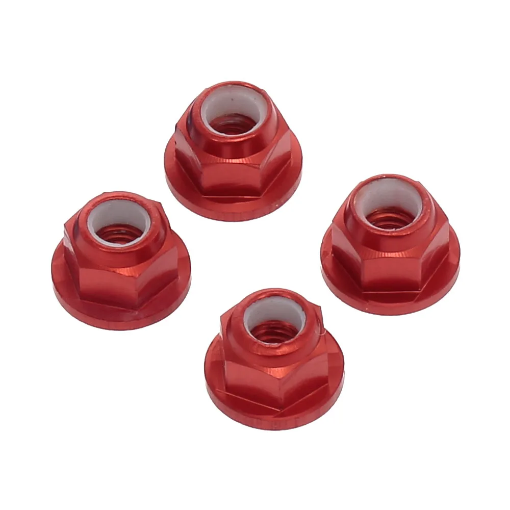 4pcs Wheel Lock Nut 4mm M4 for RC Car 1:12 Wltoys 12428 12423 FY-03 Hopup Parts | Игрушки и хобби