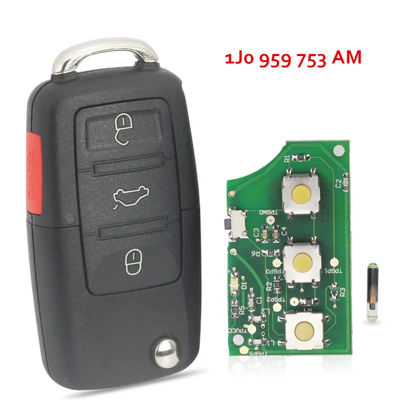 Автомобильный Дистанционный ключ XRSHKEY 1J0959753AM 315 МГц ID48 1J0 959 753 AM для ключа Beetle Golf