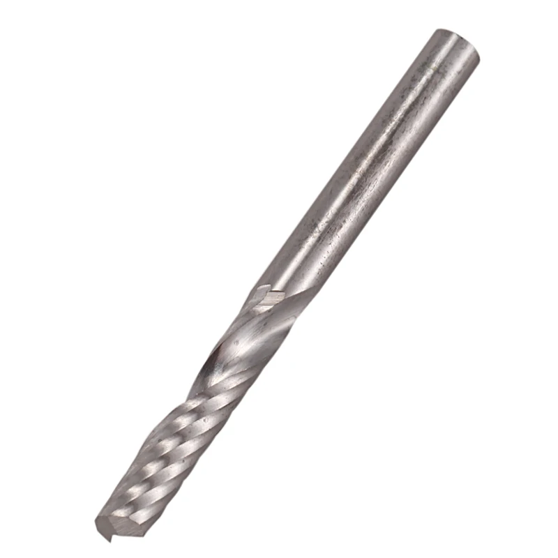 15Pcs SHK 4Mm Single Flute Down-Cut Spiral Endmills Left Hand Cutting Bit for Plastic Pvc Acrylic MDF Aluminum Woodworking | Инструменты