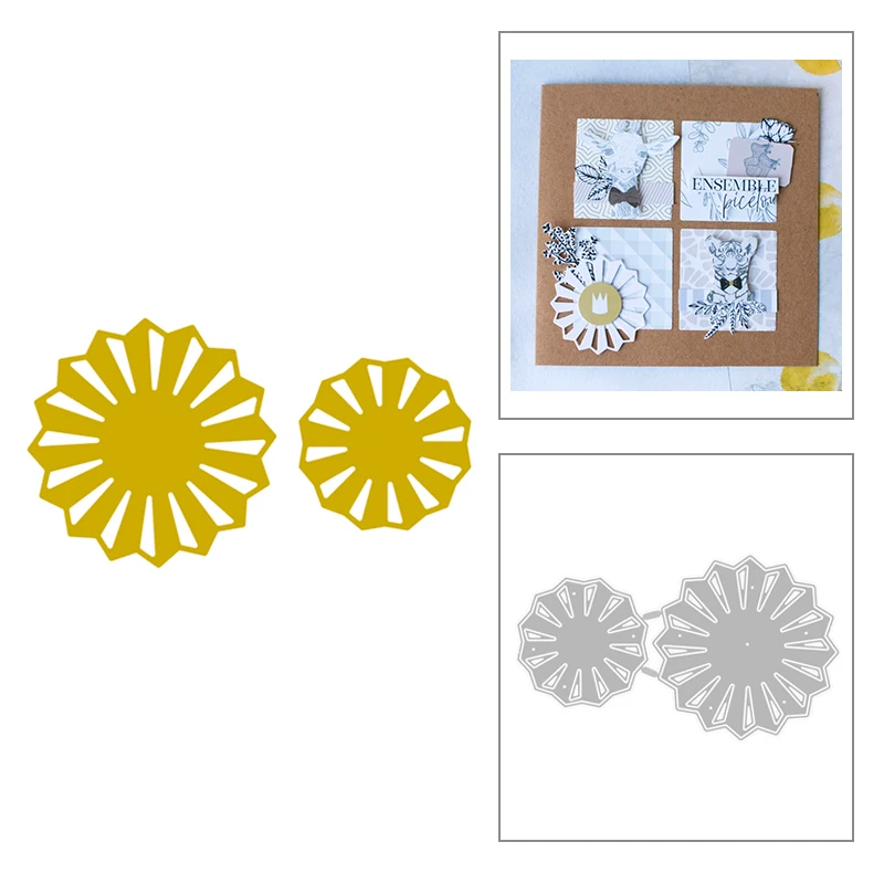 

2020 New Plant Sunflower Metal Cutting Dies For DIY Embossing Decoration Greeting Card Album and Cut Paper Scrapbooking No Stamp