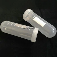 50pcslot 100ml plastic centrifuge tube round bottom with screw cover free shipping
