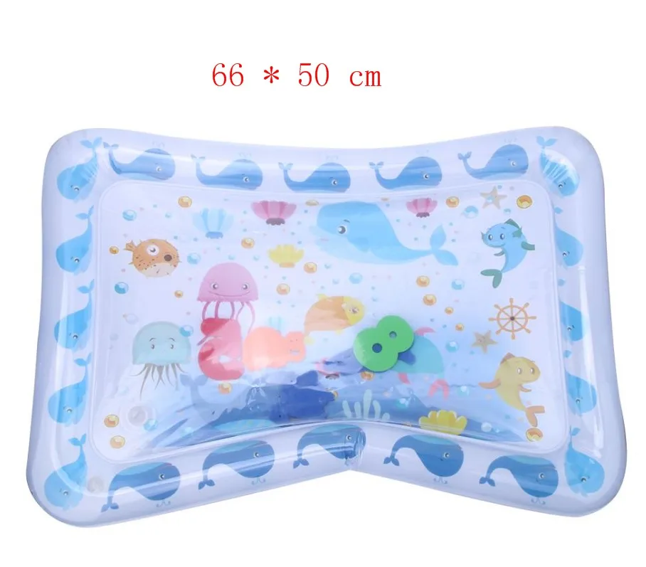 Красный Детский водный игровой коврик, надувной детский игровой коврик из ПВХ, детский игровой коврик для роста, игровой коврик, детский игровой коврик-пазл, инструменты для игр - Цвет: Красный