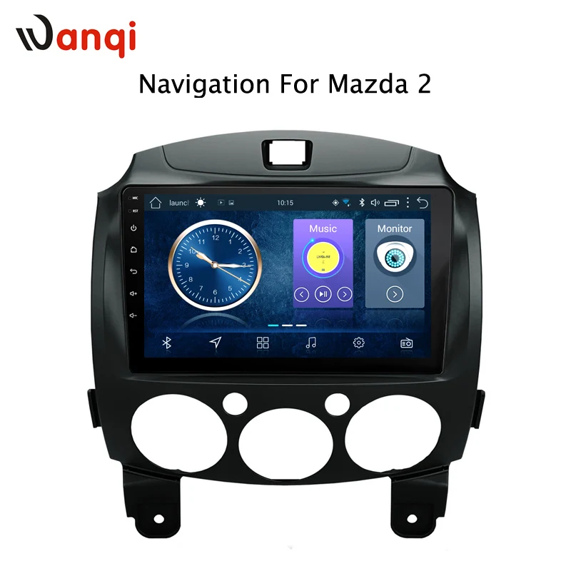 Автомагнитола на Android 8 1 для MAZDA 2/Jinxiang/DE/третьего поколения 2007 2014 с GPS навигацией