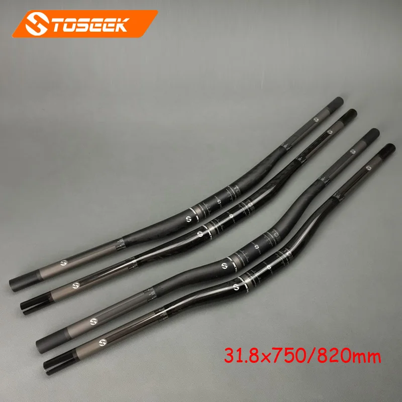 Руль для горного велосипеда TOSEEK полностью из углеродного волокна MTB 31 8*750/820 мм