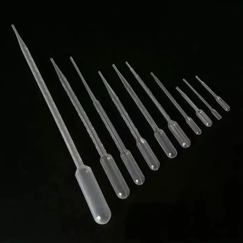 

100pcs 0.2ML/0.5ML/1ML/2ML/3ML Transfer Pipettes Disposable Plastic Pasteur Pipette Dropper Polyethylene