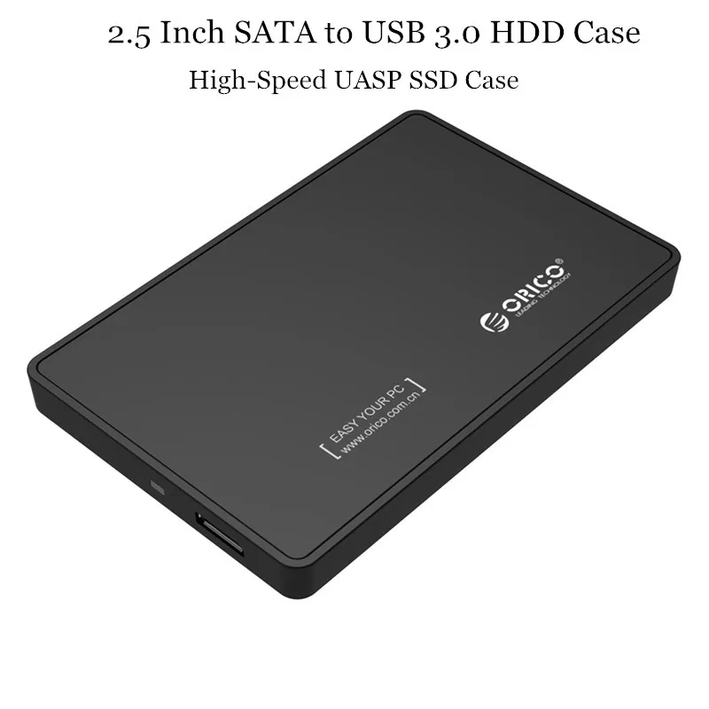 

ORICO 2.5 Inch SATA HDD Enclosure External Hard Drive Disk Enclosure USB3.0 5Gbps High-Speed UASP SSD Case For Laptops