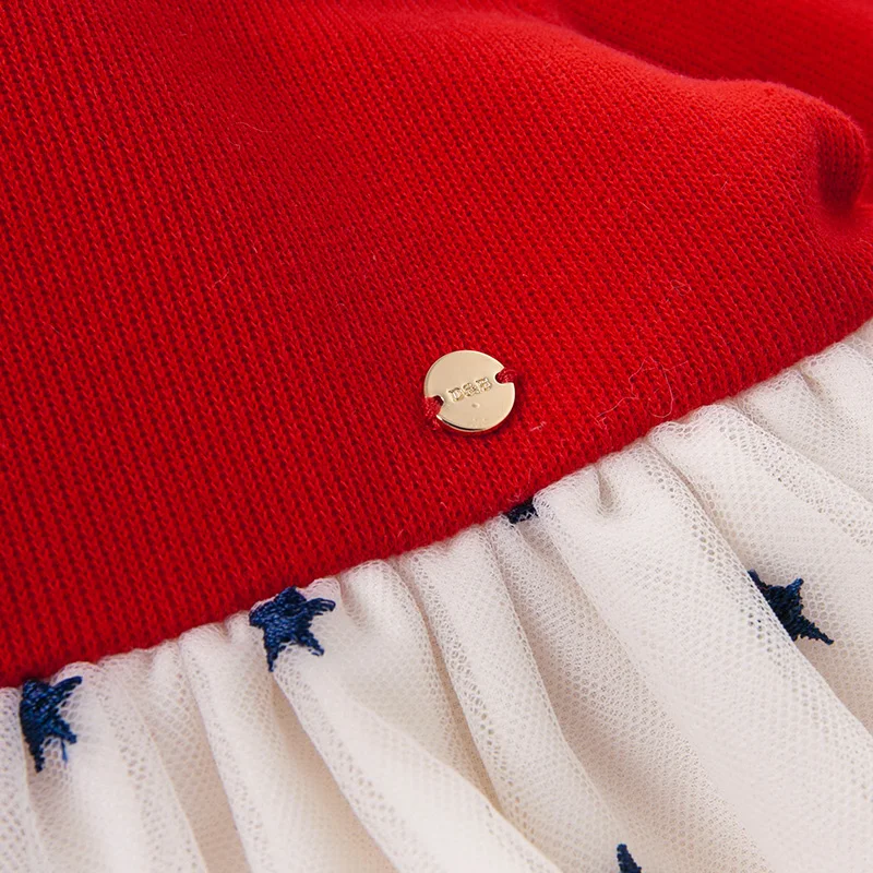 Платье детское в стиле пэчворк DBS14998 для девочек на осень | Детская одежда и обувь