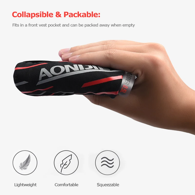 AONIJIE E961 ручная быстрое сцепление быстрая укладка фляжка бутылка для воды сумка 6," держатель телефона сумка Гидратация пакет для марафона