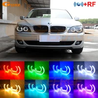 for bmw 7 series e66 e65 facelift rf w wireless remote bluetooth app multi color dtm m4 style rgb led angel eyes kit halo rings