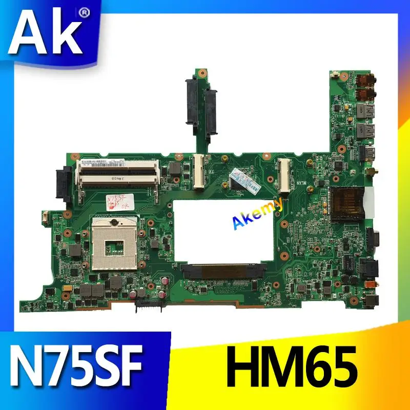 

AK для ASUS N75SF материнская плата HM65 REV 2,2 60-N69MB1400-C03