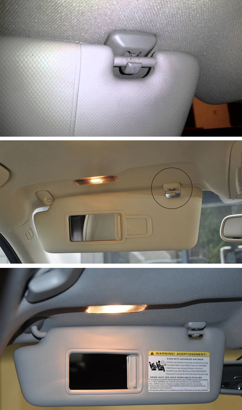 8E0 857 562 A 8U0 солнцезащитный щиток для салона Крюк кронштейн Кепки Audi A1 A3 A4 A5 Q3 Q5