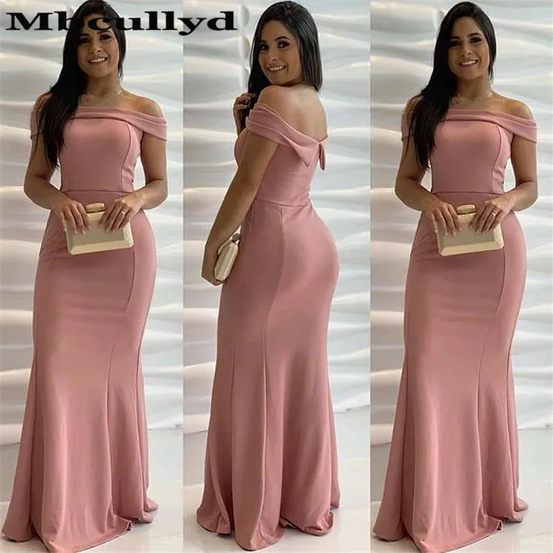 Женское атласное вечернее платье mbculyd длинное без бретелек для выпускного вечера