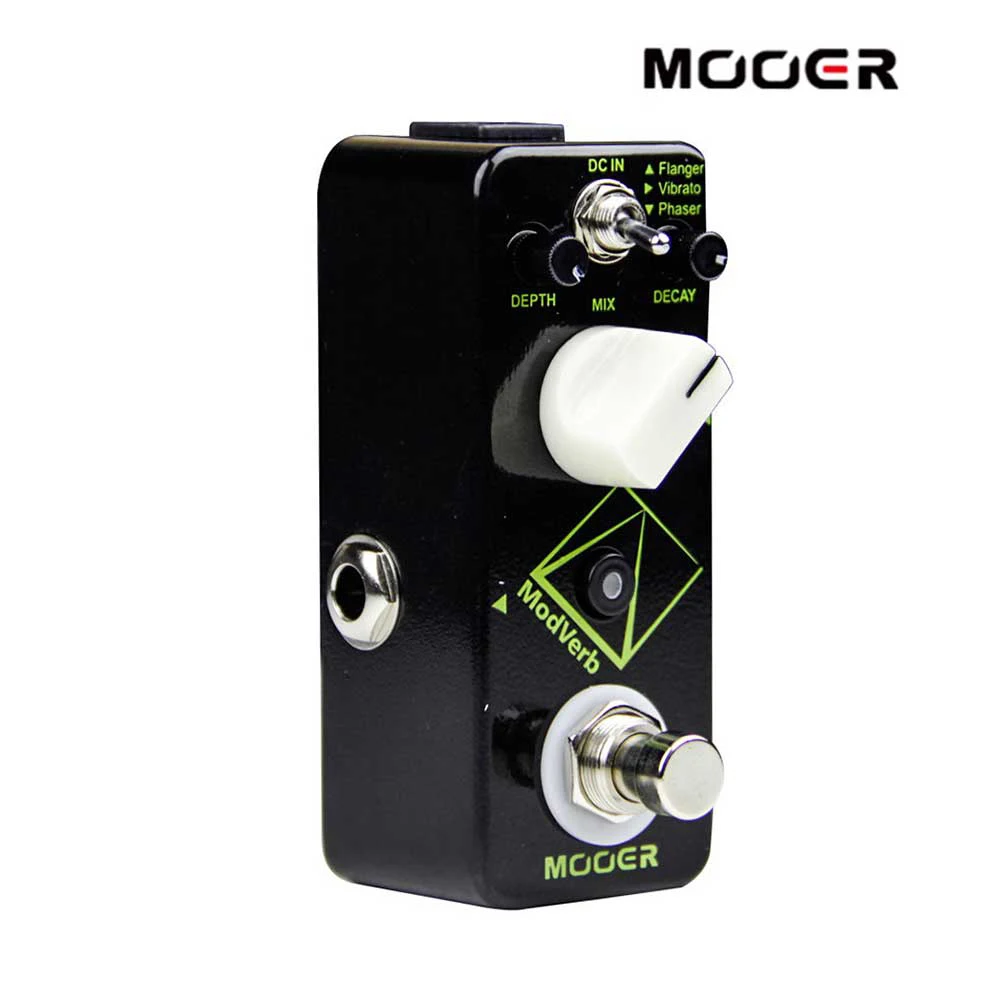 Блок для гитары Mooer ModVerb педаль реверберации с 3 эффектами модуляции Flanger Vibrato Phaser