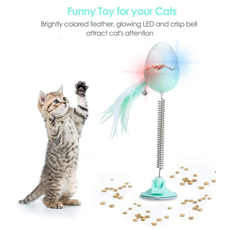 MESNUG Гибкая Весенняя перьевая игрушечная игрушка машинки для кошки с мощным