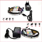 5m DC12V WS2811 пикселей светодиодный полосы светильник адресуемых 3060 светодиодный sm WS2811 IC 5050 RGB светодиодный ленты Комплект 21 кнопок пульта дистанционного управления, 12В светодиодный Мощность
