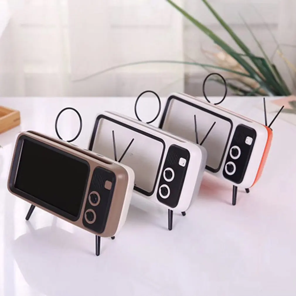 Стерео кронштейн фильмы мобильный телефон Bluetooth Динамик ТВ музыкальный плеер