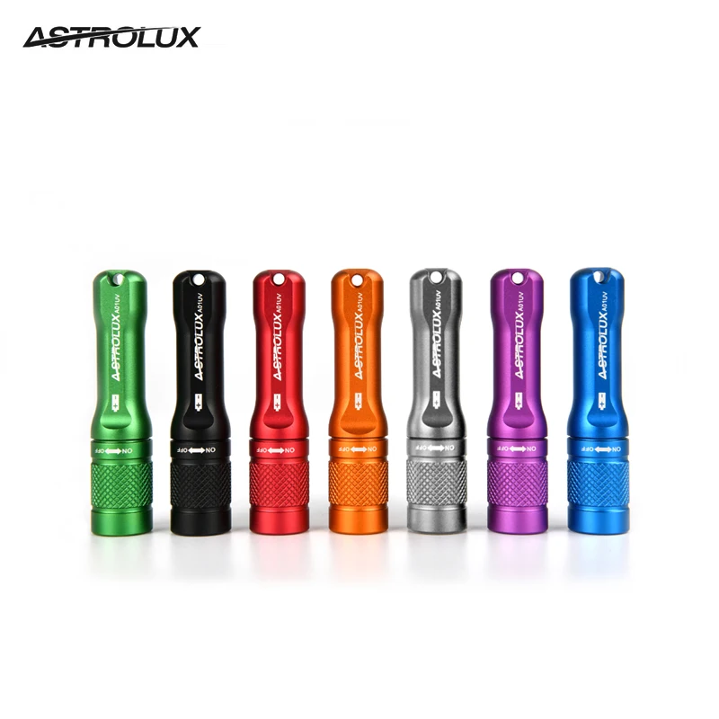 

Astrolux A01UV Mono-output 395nm UV Flashlight 395 Ultraviolet Black Fluorescence Detector Mini LED Keychain Blacklamp Torch