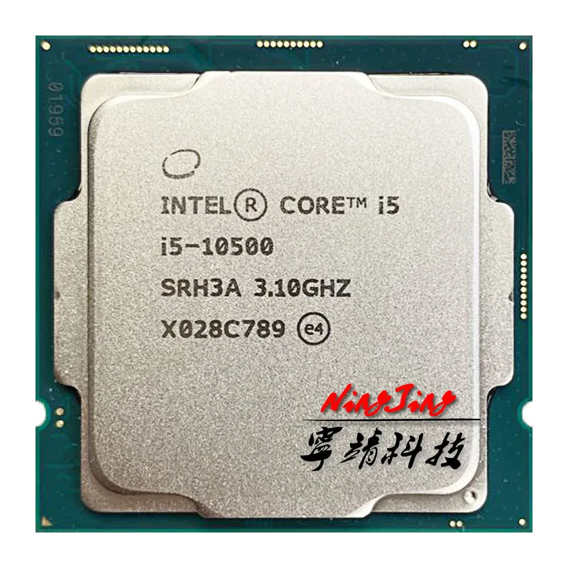 Процессор Intel Core i5-10500 i5 10500 3 1 ГГц шестиядерный ЦПУ с двенадцатью потоками L2 = 5 МБ L3