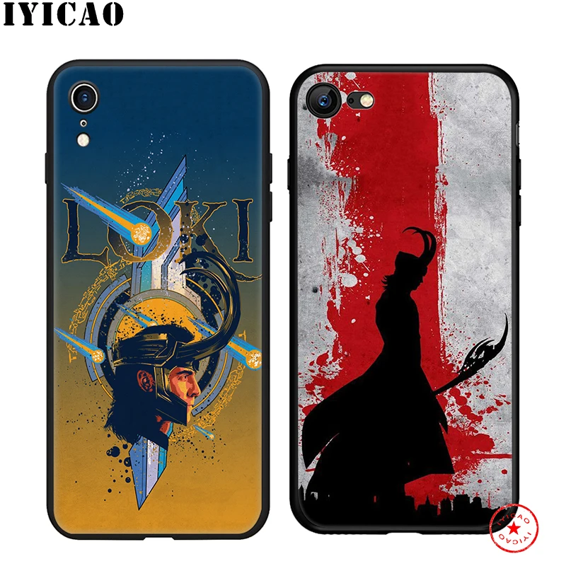 IYICAO Marvel Loki мягкий чехол для iphone 11 Pro Xr Xs Max 6 6s 7 8 Plus 5 5S Se Силиконовый ТПУ |