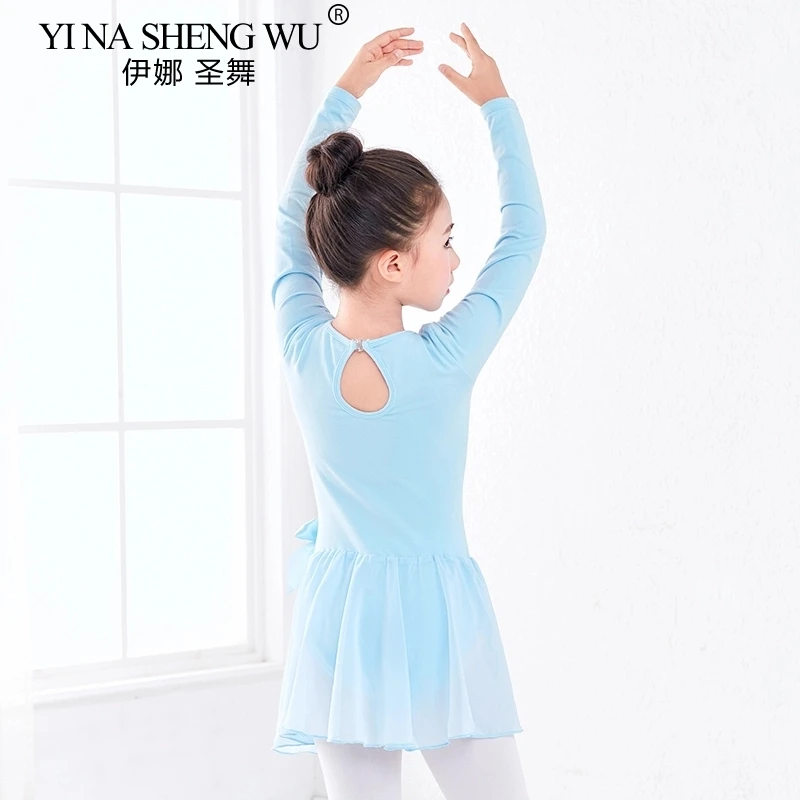 Летнее платье для девочек балетные гимнастические леотарды выступлений