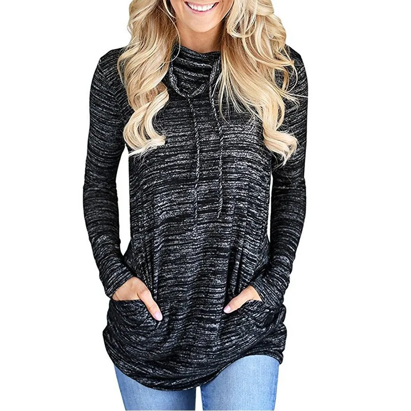 

Women's 2020 long sleeve loose T-shirt streetwear