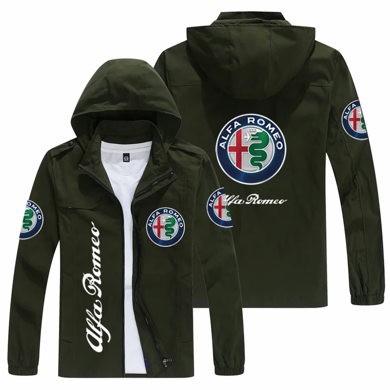 

Windbreaker Hooded Men's Street Waterproof Zipper Jacket Sport Bicyle Fishing Hiking Outdoor S Print Jackets Women Travel Coat