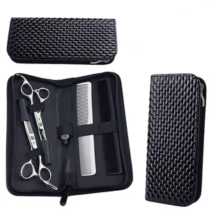 Профессиональная сумка для парикмахерских из искусственной кожи, чехол-ножницы для парикмахерских инструментов, держатель для расчесок чехол для ножниц волос