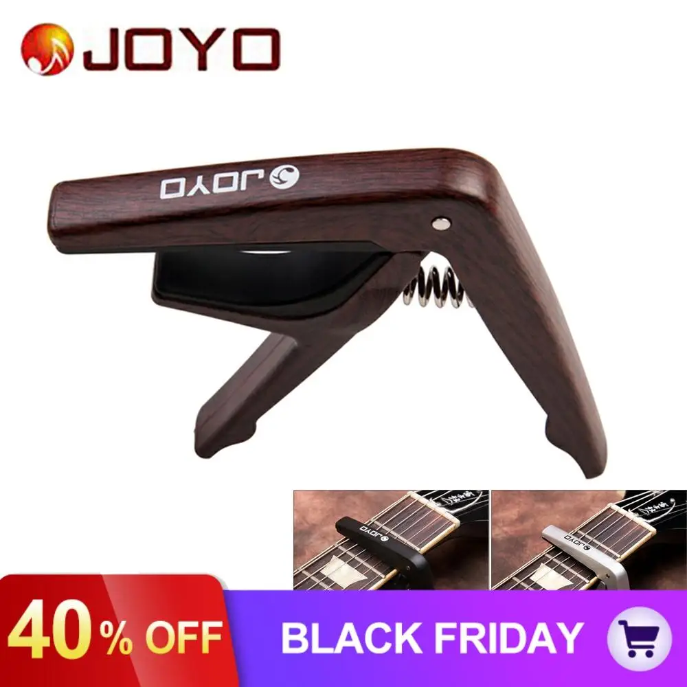 JOYO JCP-01 пластиковая гитара Capo зажим с медиаторами для 6 струнных гитар поп-фолк деревянные гитарные детали укулеле и аксессуары