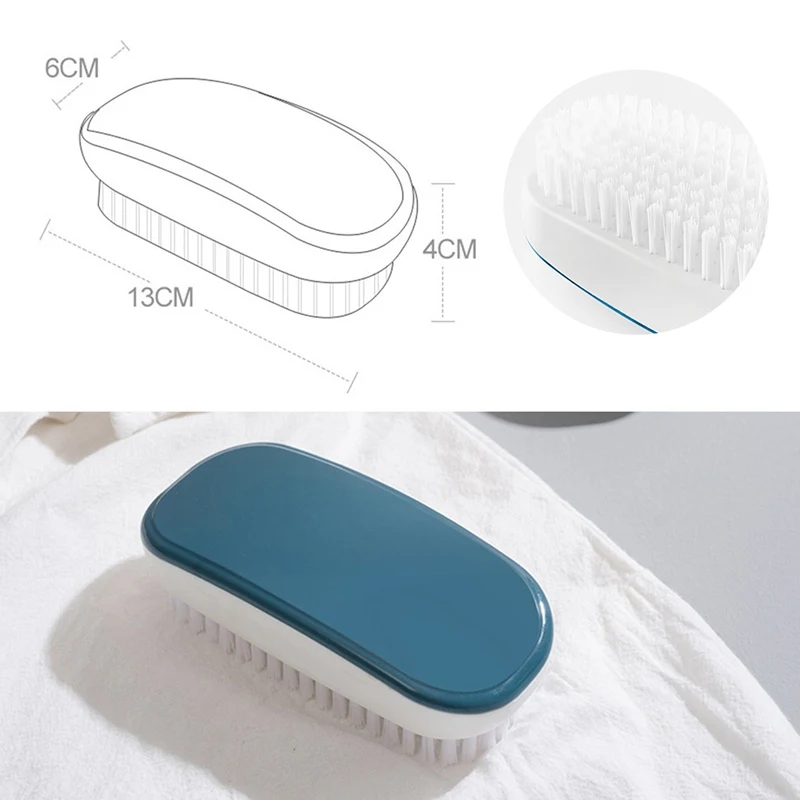 

Durable Plastic Brush Laundry Brush Shell Clothes Shoes Floor Brush Soft Hair Brush Bathroom Gadgets Tools