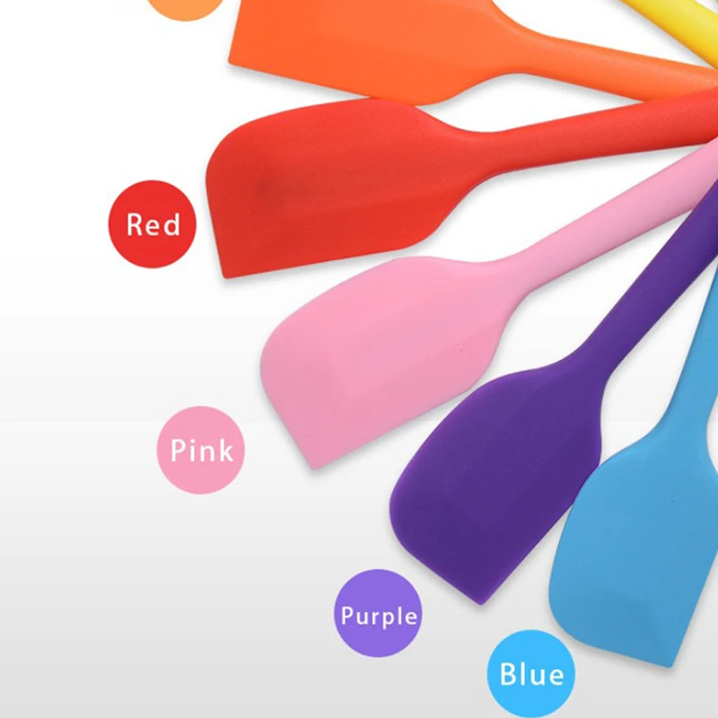 2 шт./лот новая кухонная силиконовая шпатель для сливочного торта скребок