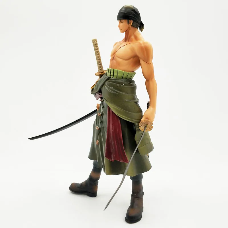 Аниме One Piece Ronoa Zoro Ghost Three-knife Cut Ver. Саурон ПВХ экшн Коллекционная Фигурка модель