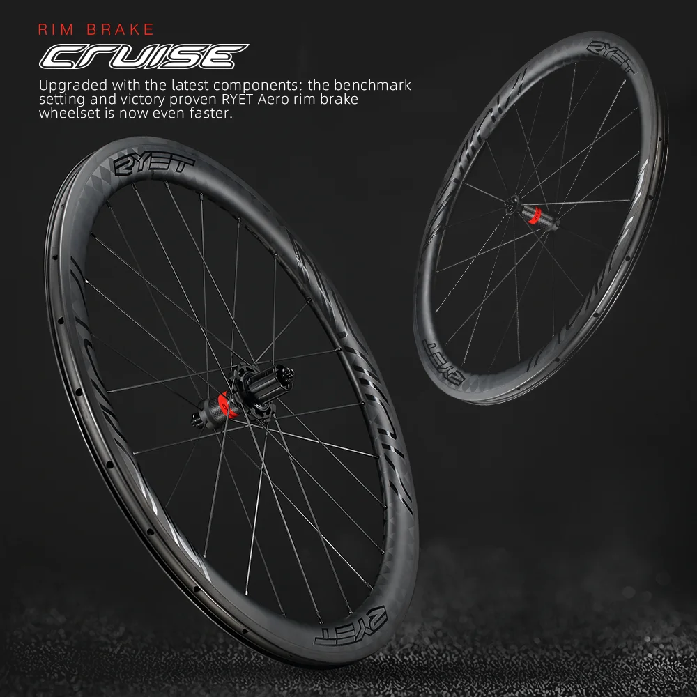 RYET углеродная колесная пара V тормоз 700c дорожные велосипедные аксессуары