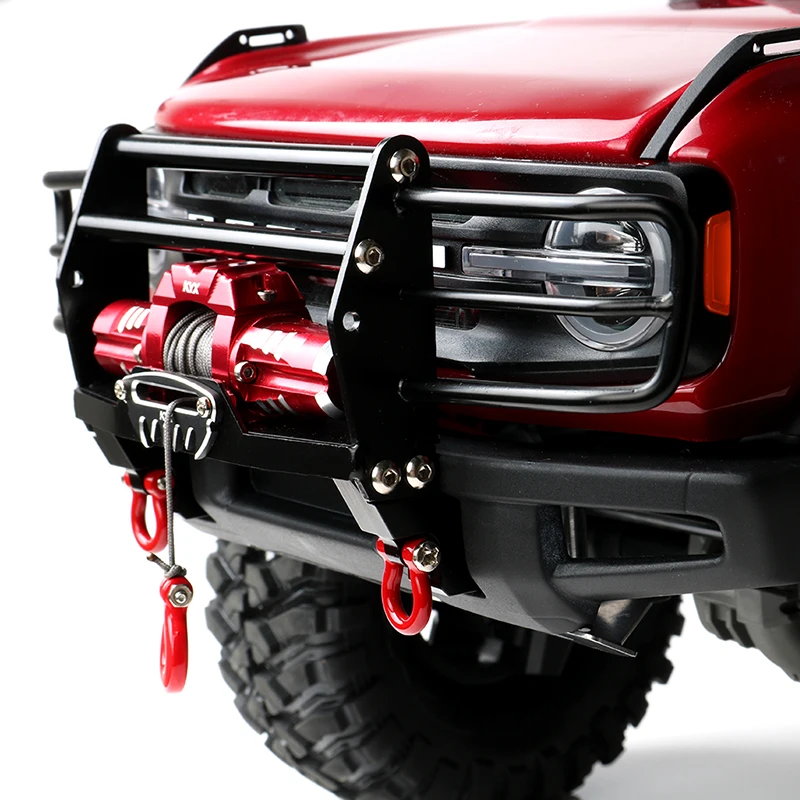 Фото KYX гоночный Сплав передний бампер аксессуары для 1/10 RC Crawler Car Traxxas TRX4 2021 Bronco KYX гоночный Сплав передний бампер аксессуары для 1/10 RC Crawler Car Traxxas TRX4 2021 Bronco