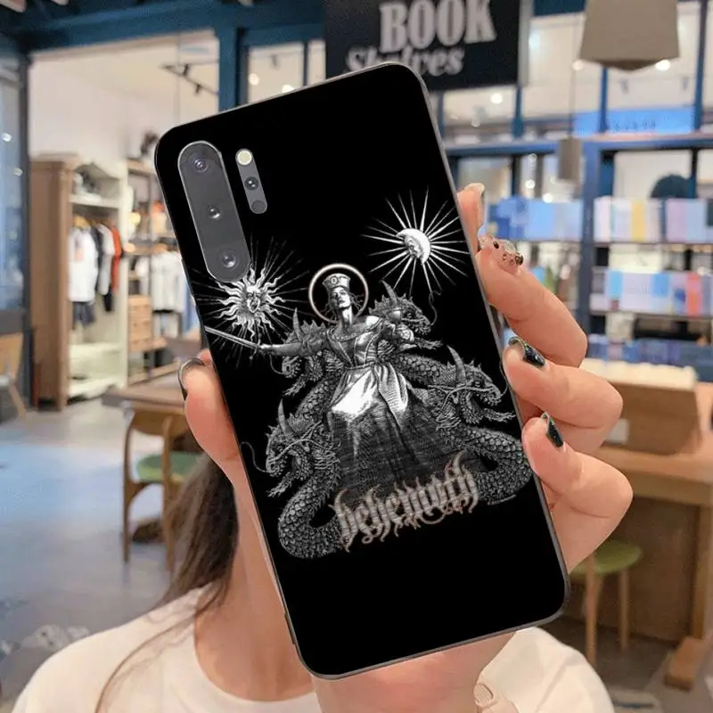 NBDRUICAI Behemoth Rock Band TPU Мягкий силиконовый чехол для телефона Samsung Note 7 8 9 10 pro Galaxy J7 J8 J6