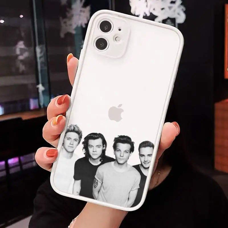 

one direction friend butterfly kind Phone Cases Matte Transparent for iPhone 7 8 11 12 s mini pro X XS XR MAX Plus cover funda
