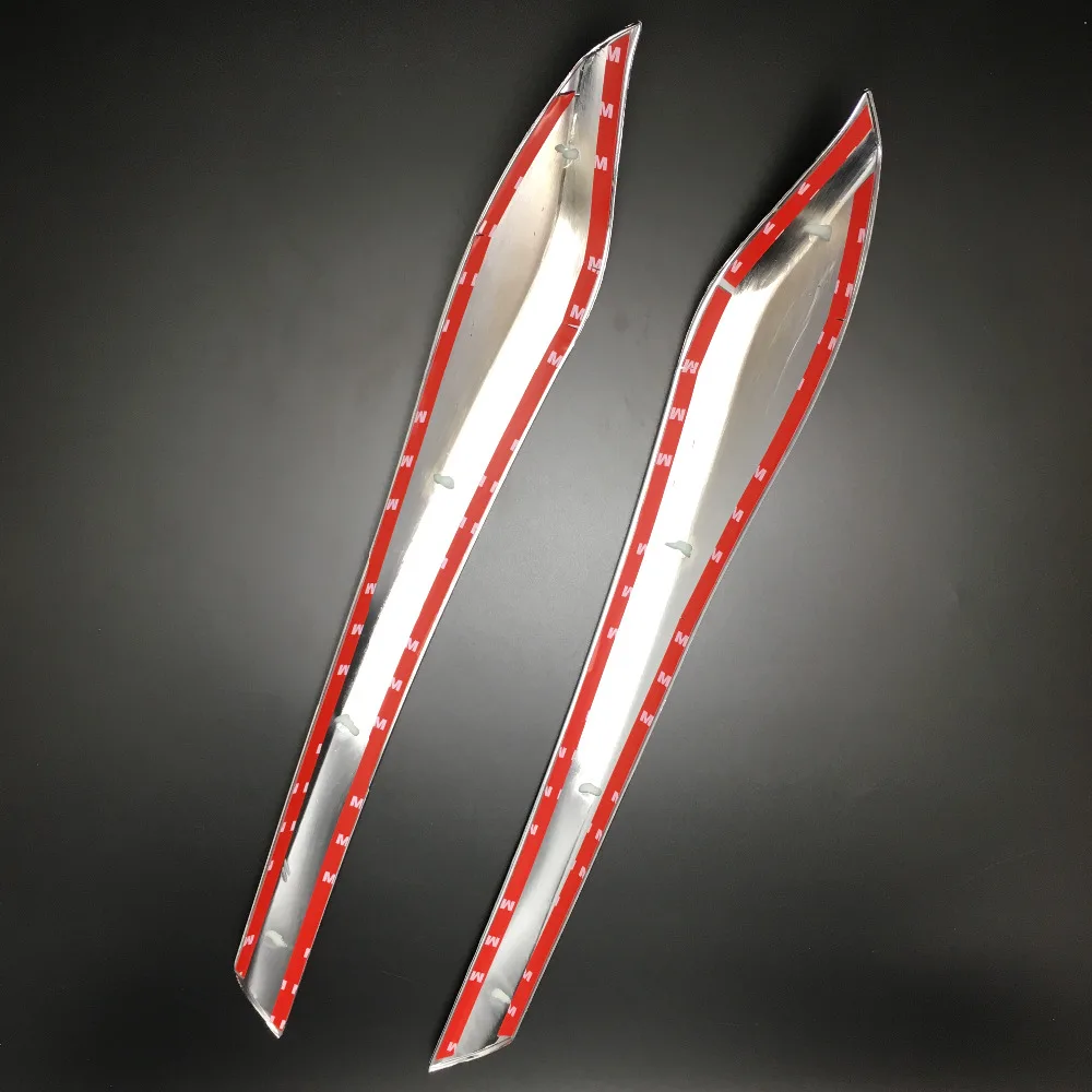 Accessories NEW! 2PCS ABS Chrome Auto Front Grille Cover Trim FOR Toyota Camry XV70 L LE XLE 2017 2018 Car styling | Автомобили и