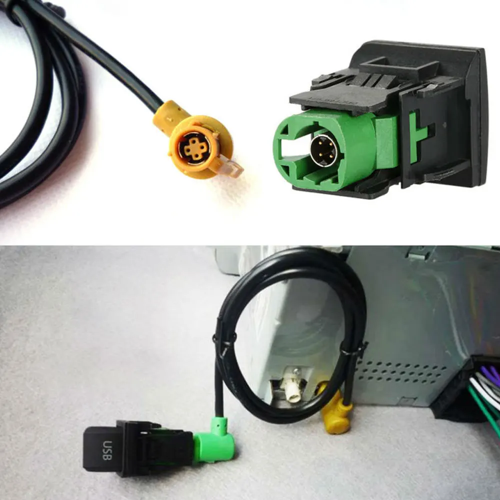 Автомобильный USB CD радиопровод Кабель-адаптер переключатель для VW RCD510 RNS315 RCD300 + Golf