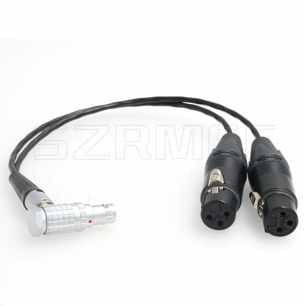 Mic Аудио коммутационная Вход кабель под прямым углом 10 контактный разъем для Dual XLR