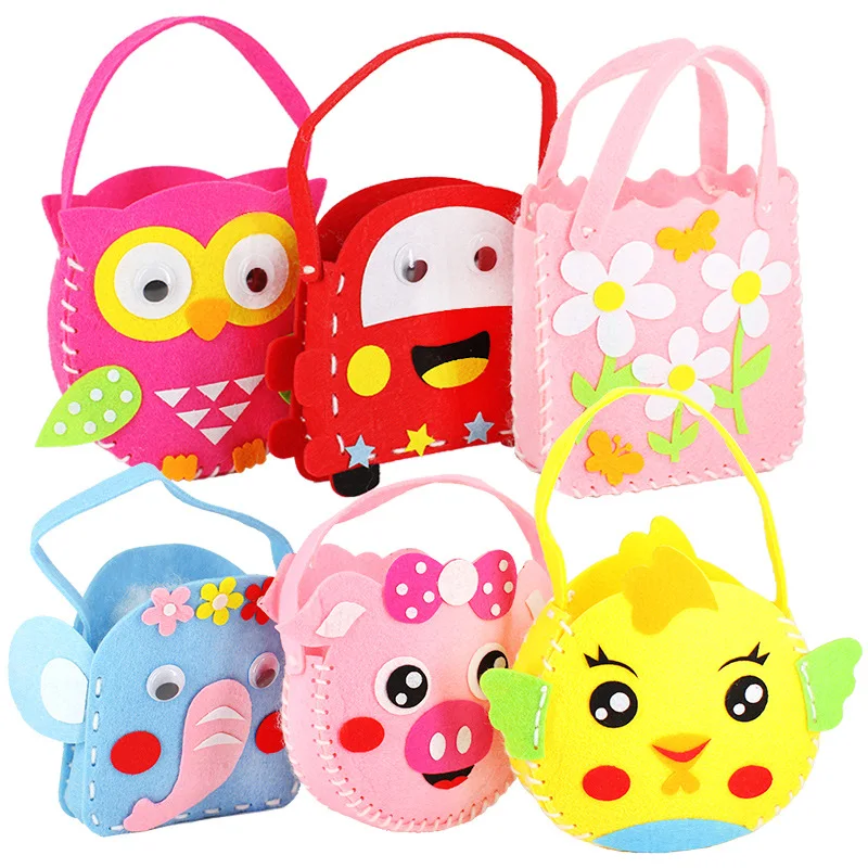 

Kindergarten Handmade DIY Colorful Handmade Bag Early Learning Education Toys Montessori Teaching Aids Math Toys