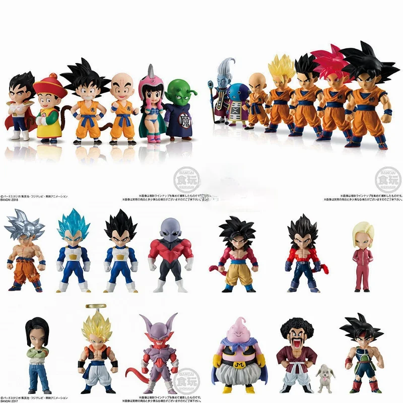 Bandai Драконий жемчуг аниме рекламная коробка яйцо 5 королей 6 Вегета 7 Буу сатана