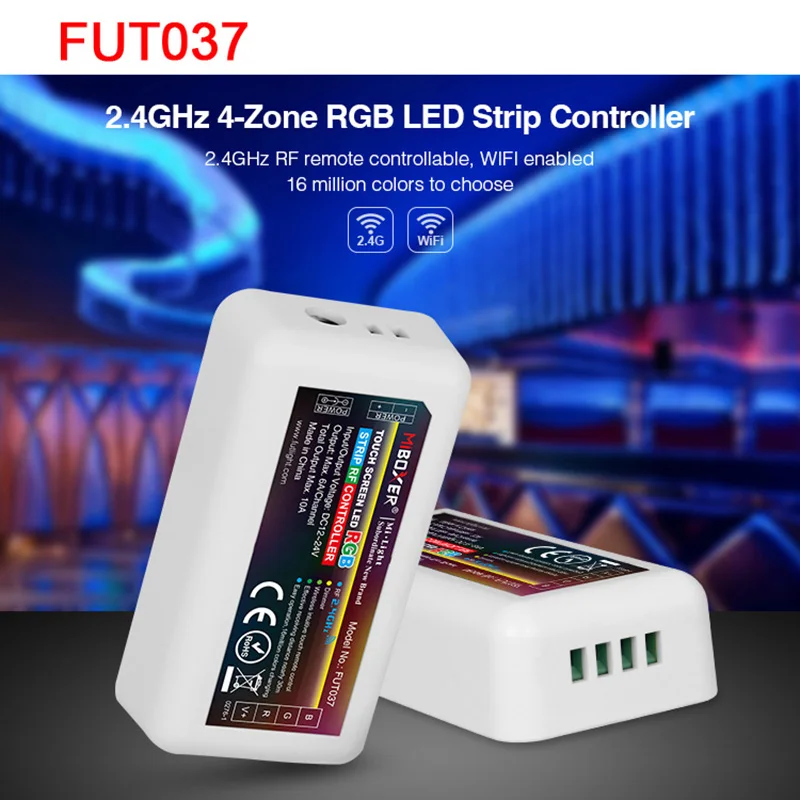 Контроллер светодиодной ленты Mi light 2 4G постоянный ток 12 В 24 Max10A boxer dim mi