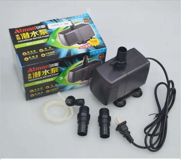 Регулируемый Погружной Водяной насос ATMAN аквариумные водоемы бассейн сад