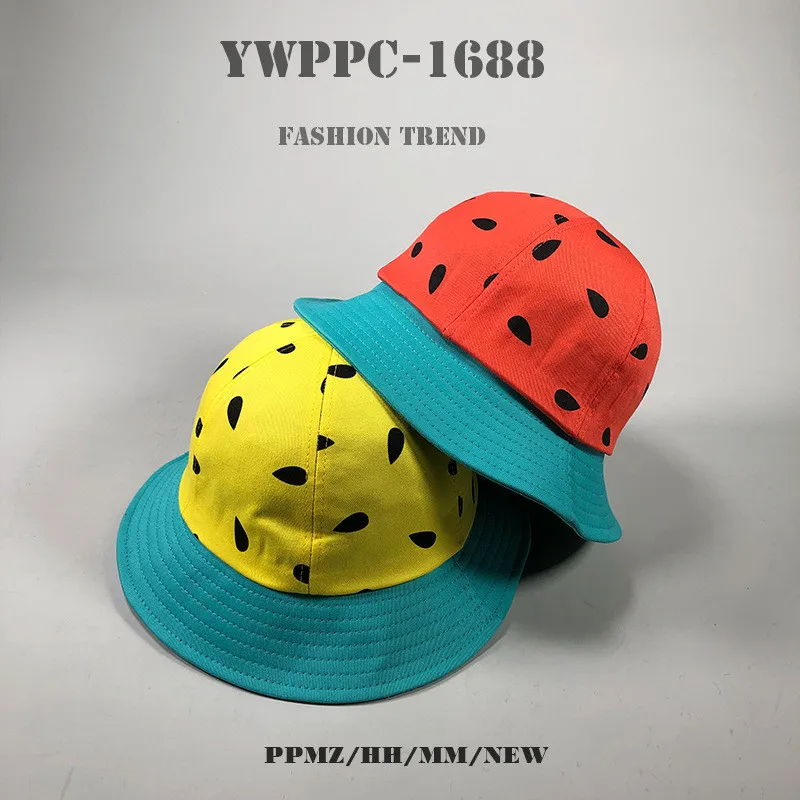 

New Unisex Cotton Bucket Hat Parent-child Summer Sunscreen Panama Hat Outdoor Fisherman Hat Children's Beach Cap