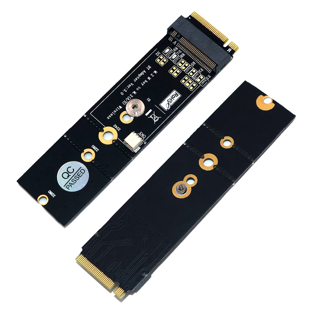 M.2 Wifi адаптер беспроводной Wi Fi Bluetooth ПК NGFF ключ A к M Адаптер для Intel 8265 9060|Сетевые