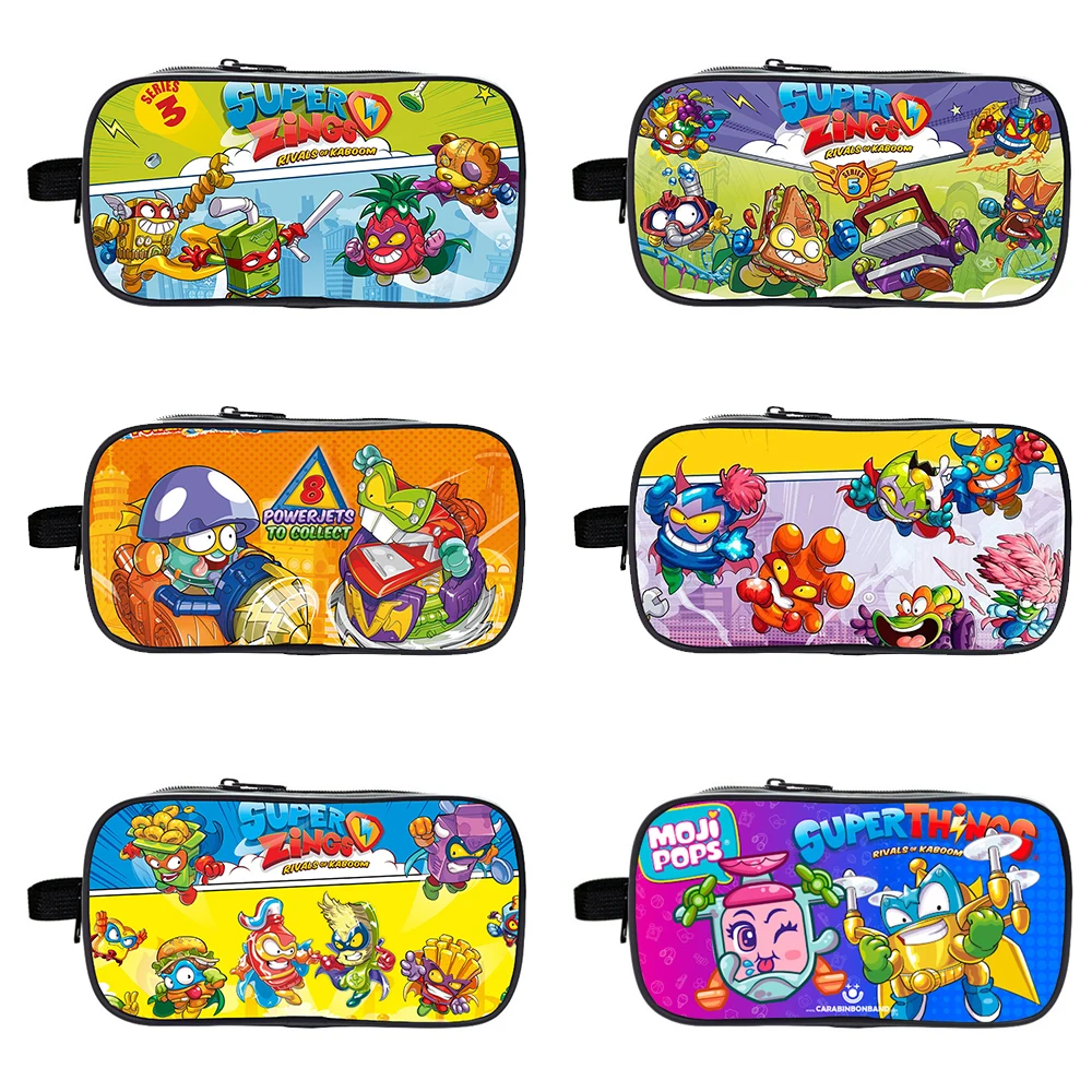 

Чехол для карандашей с мультипликационными играми и супер вещами, Детская сумка для карандашей, Студенческая сумка для книг, чехол для кара...