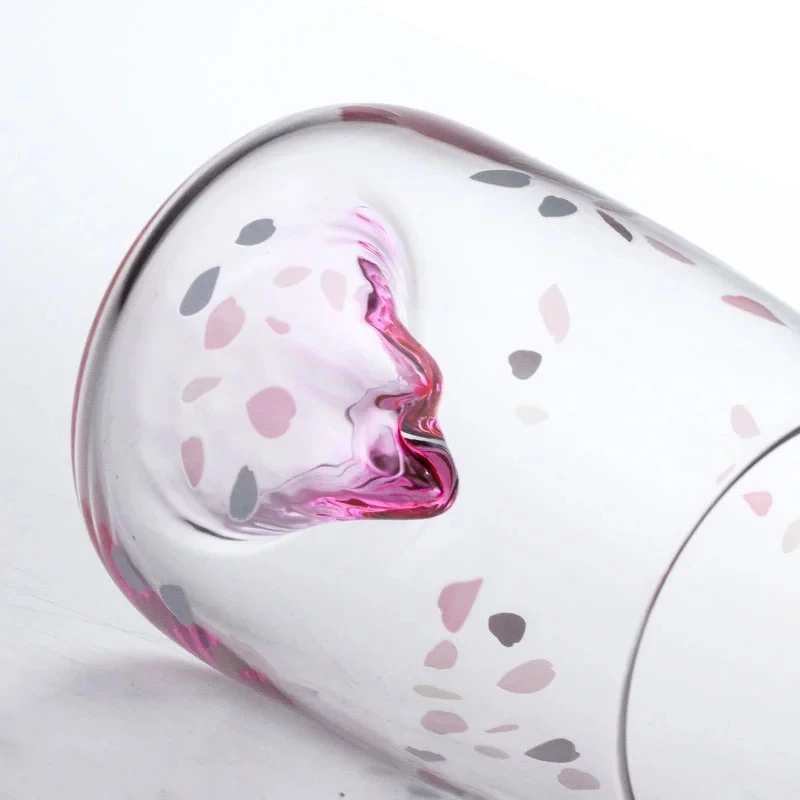 280 мл вишня в цвету Стекло чашка японский с украшением виде кристаллов виски