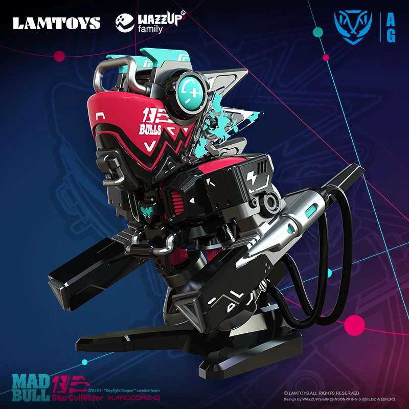 

LAMTOYS, Рождественская ограниченная версия, сумасшедший бык, художественная игрушка, украшение для подарка