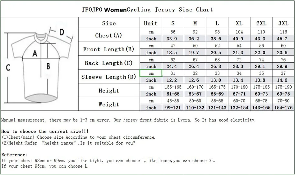 JPOJPO Summer Pro Cycling Jersey Women Breathable Clothing Anti-UV Bicycle Shirt Racing Road mtb Bike Tops Ropa | Спорт и